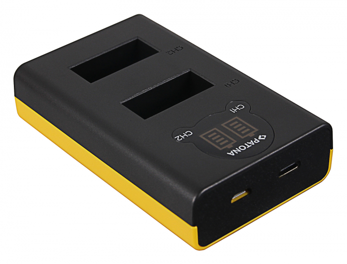 Incarcator Dual USB LCD pentru acumulator GoPro Max Patona [5]