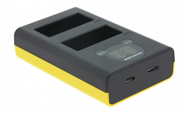 Incarcator Dual LCD USB pentru acumulator Fuji NP-W126 Patona [5]