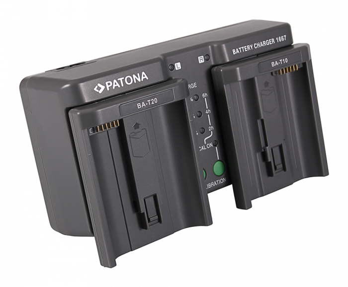 Incarcator Dual pentru Nikon EN-EL18 EN-EL4 / Canon LP-E4 Patona [1]