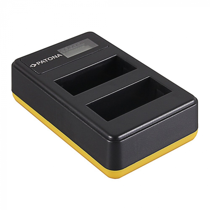 Incarcator Dual USB cu LCD pentru acumulator Canon LP-E8 Patona [3]