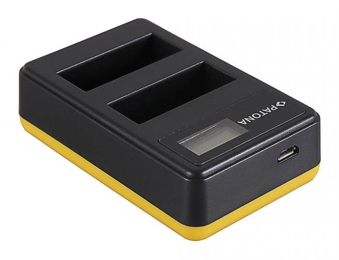Incarcator Dual USB cu LCD pentru acumulator Nikon EN-EL14 Patona [3]