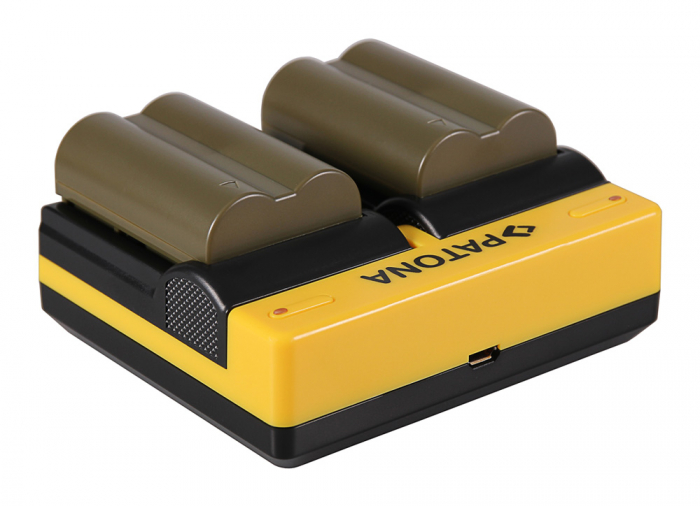 Incarcator Dual USB cu placute pentru acumulator Canon BP-508 Patona [4]