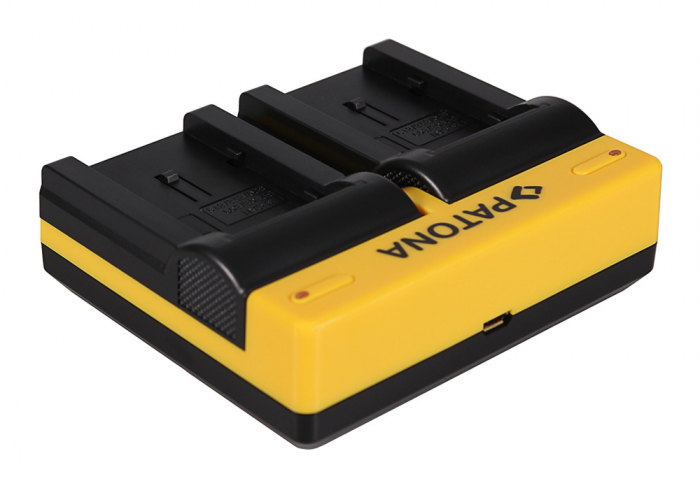 Incarcator Dual USB cu placute pentru acumulator Canon BP-808 Patona [2]