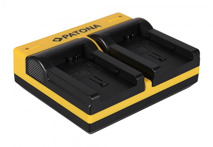 Incarcator Dual USB cu placute pentru acumulator Canon BP-808 Patona [3]
