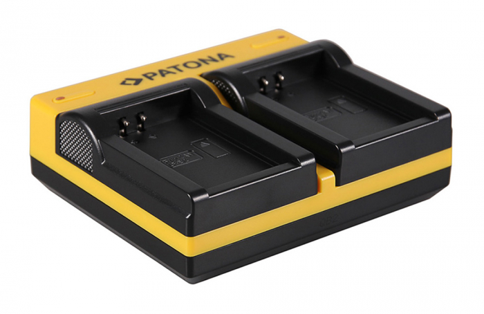 Incarcator Dual USB cu placute pentru acumulator Canon LP-E12 Patona [3]