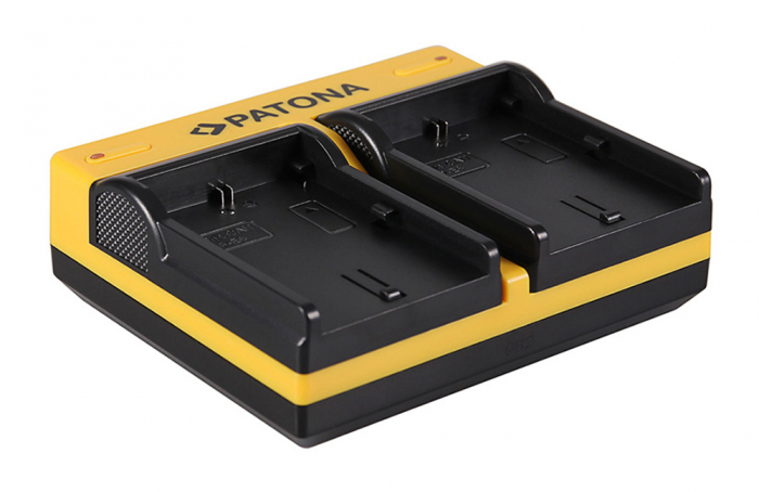 Incarcator Dual USB cu placute pentru acumulator Canon LP-E6 Patona [3]