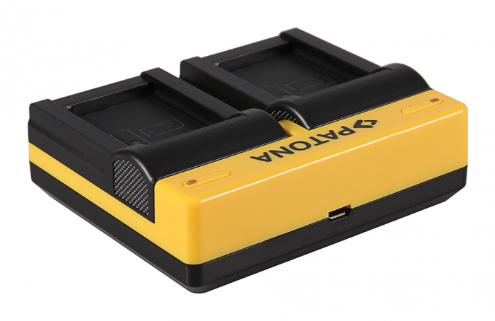 Incarcator Dual USB cu placute pentru acumulator Canon NB-10L Patona [2]