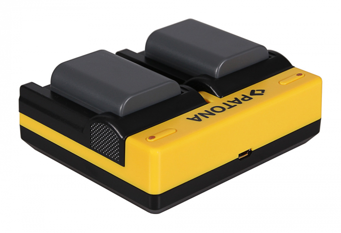 Incarcator Dual USB cu placute pentru acumulator Canon NB-2L Patona [4]