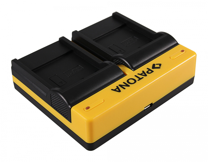 Incarcator Dual USB cu placute pentru acumulator Casio NP-40 Patona [2]