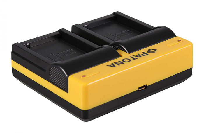 Incarcator Dual USB cu placute pentru acumulator Fuji NP-W126 Patona [2]
