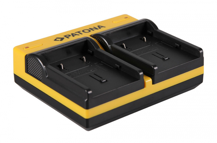 Incarcator Dual USB cu placute pentru acumulator JVC BN-VF707 Patona [3]