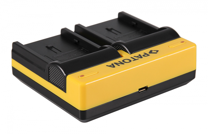 Incarcator Dual USB cu placute pentru acumulator JVC BN-VF707 Patona [2]