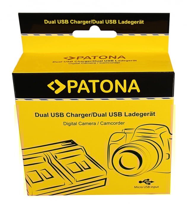 Incarcator Dual USB cu placute pentru acumulator Nikon EN-EL12 Patona [5]