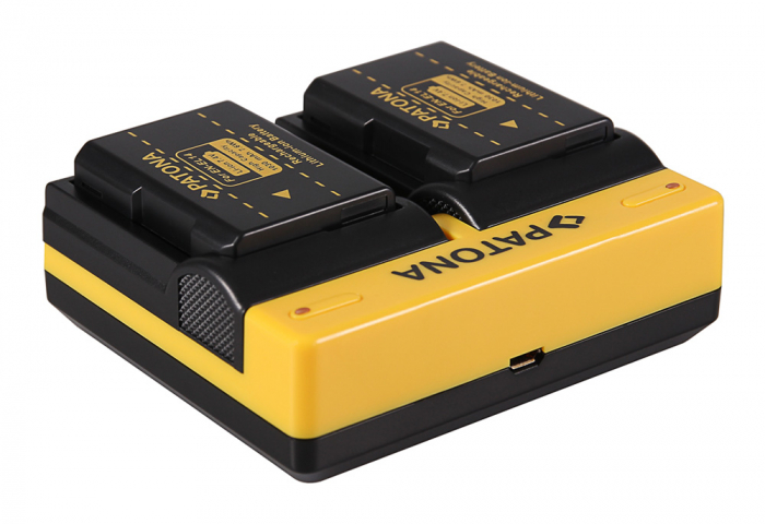 Incarcator Dual USB cu placute pentru acumulator Nikon EN-EL14 Patona [4]