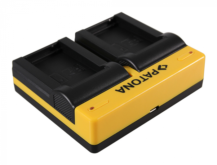 Incarcator Dual USB cu placute pentru acumulator Nikon EN-EL20 Patona [2]
