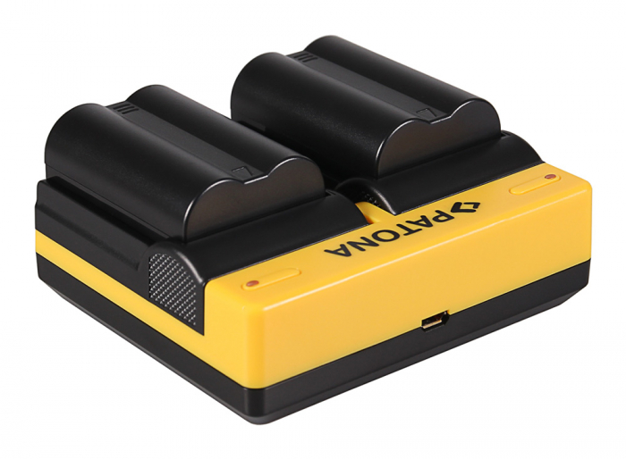Incarcator Dual USB cu placute pentru acumulator Nikon EN-EL3e Patona [4]