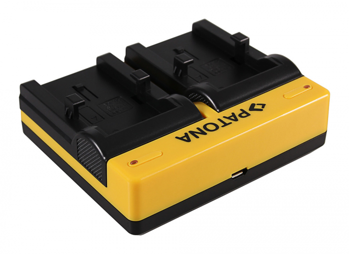 Incarcator Dual USB cu placute pentru acumulator Olympus Li-10B Patona [2]