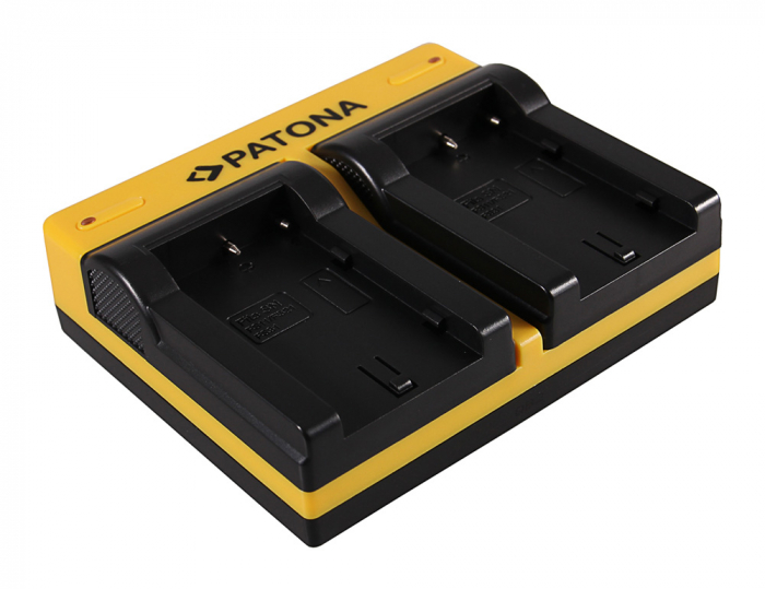 Incarcator Dual USB cu placute pentru acumulator Sony NP-F10 Patona [3]