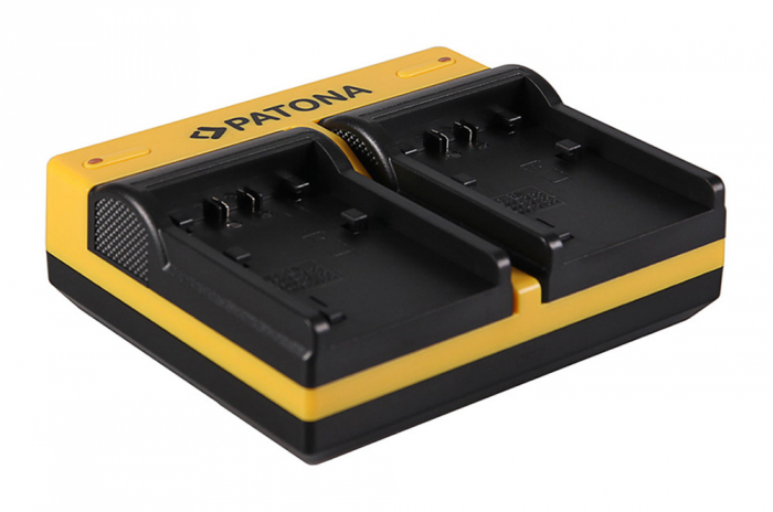 Incarcator Dual USB cu placute pentru acumulator Sony NP-FH50 Patona [3]
