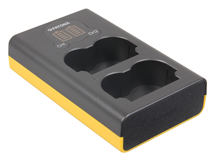 Incarcator Dual USB LCD pentru acumulator Fuji NP-W235 Patona [4]