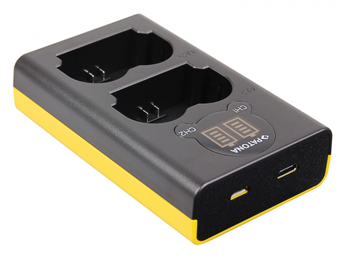 Incarcator Dual USB LCD pentru acumulator Fuji NP-W235 Patona [5]