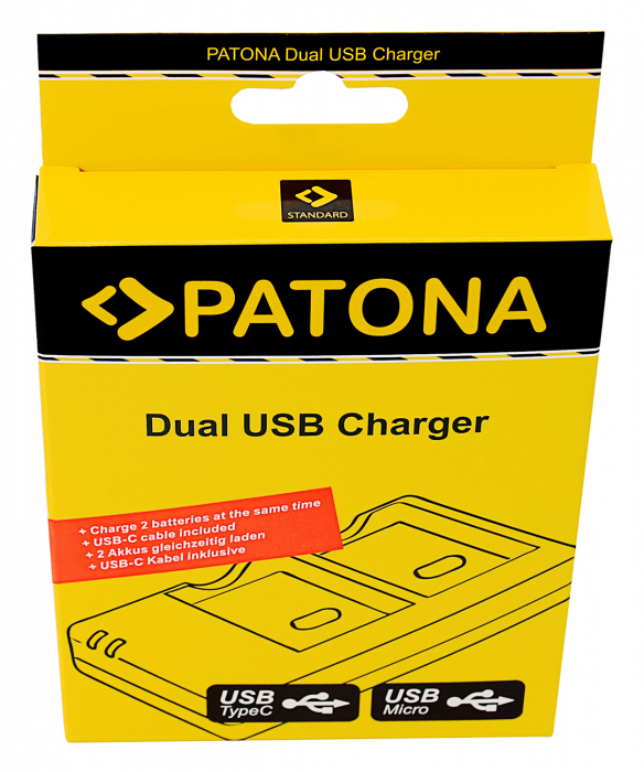 Incarcator Dual USB pentru acumulator Canon LP-E17 Patona [4]