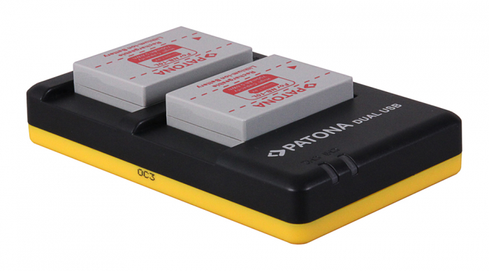 Incarcator Dual USB pentru acumulator Canon NB-10L Patona [3]