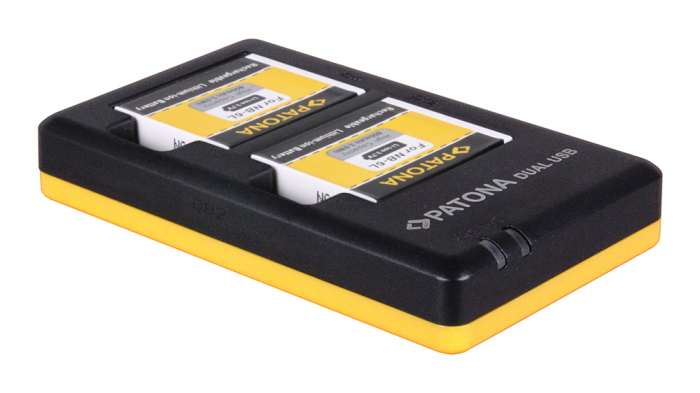 Incarcator Dual USB pentru acumulator Canon NB-6L Patona [3]