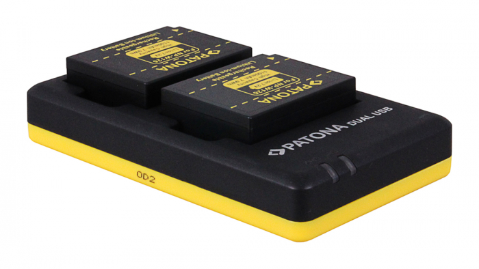 Incarcator Dual USB pentru acumulator Fuji NP-W126 Patona [3]