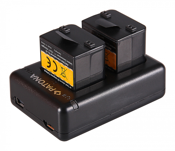 Incarcator Dual USB pentru acumulator Garmin Virb XE Patona [5]