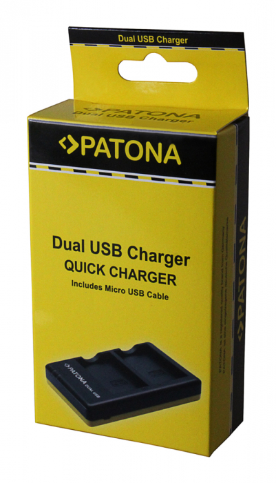 Incarcator Dual USB pentru acumulator Nikon EN-EL12 Patona [4]