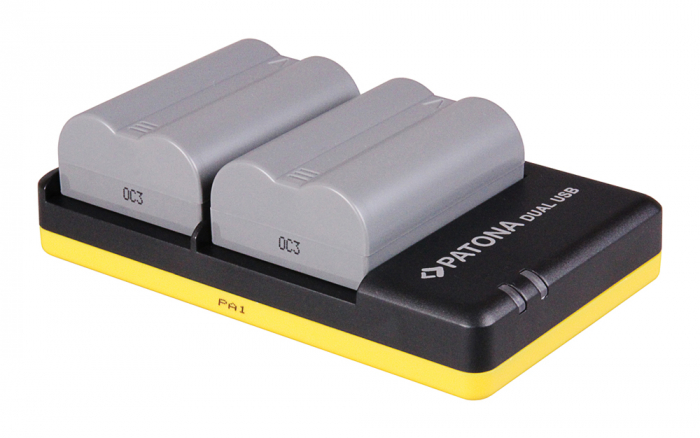 Incarcator Dual USB pentru acumulator Nikon EN-EL3E Patona [3]
