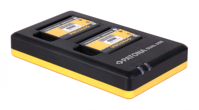 Incarcator Dual USB pentru acumulator Olympus Li-40B Patona [3]