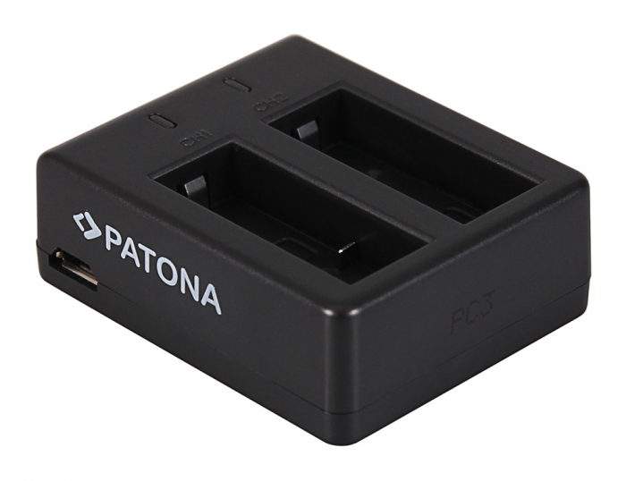 Incarcator Dual USB pentru acumulator SJCAM SJ4000 Patona [2]