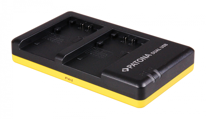 Incarcator Dual USB pentru acumulator Sony NP-FP90 NP-FV100 NP-FH100 Patona [2]