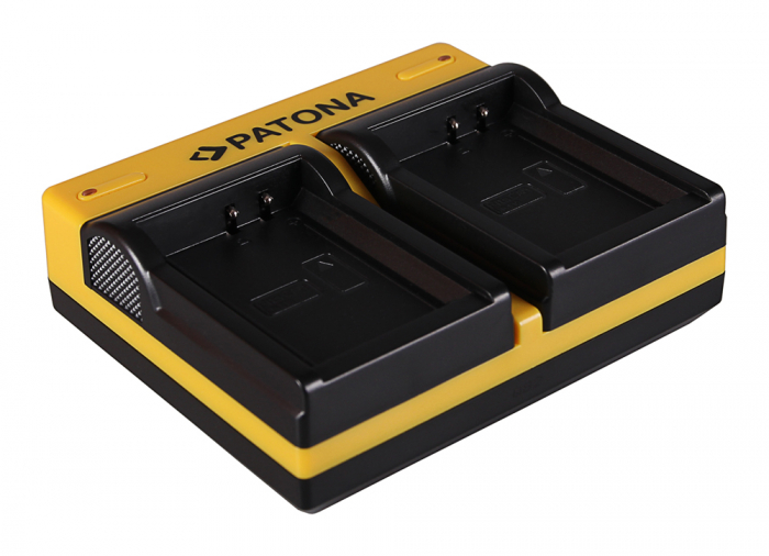 Incarcator Dual USB cu placute pentru acumulator Canon LP-E10 Patona [3]