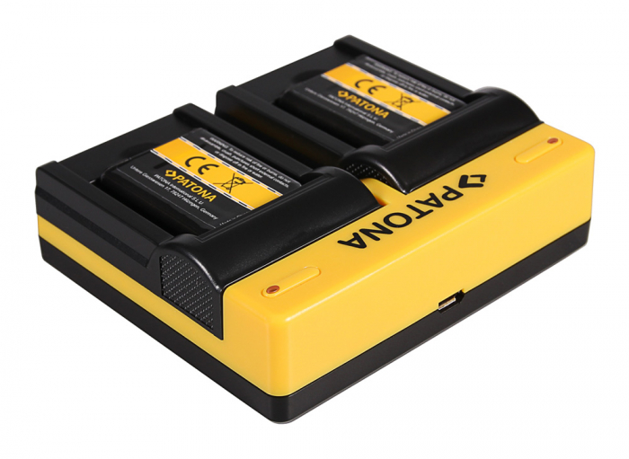 Incarcator Dual USB cu placute pentru acumulator Nikon EN-EL19 Patona [4]