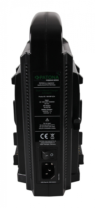 Incarcator Dual V-Mount pentru acumulator Sony BP-95W Patona [5]