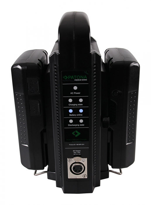 Incarcator Dual V-Mount pentru acumulator Sony BP-95W Patona [2]