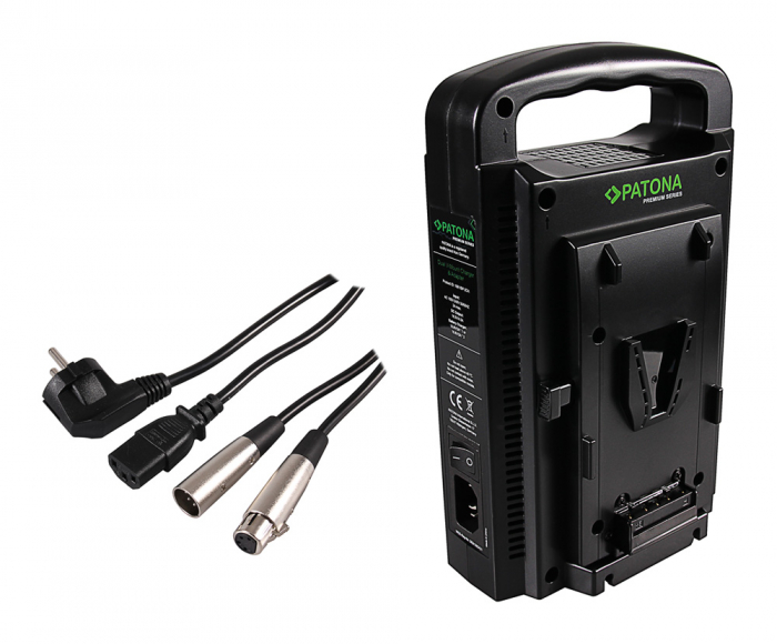 Incarcator Dual V-Mount pentru acumulator Sony BP-95W Patona [4]