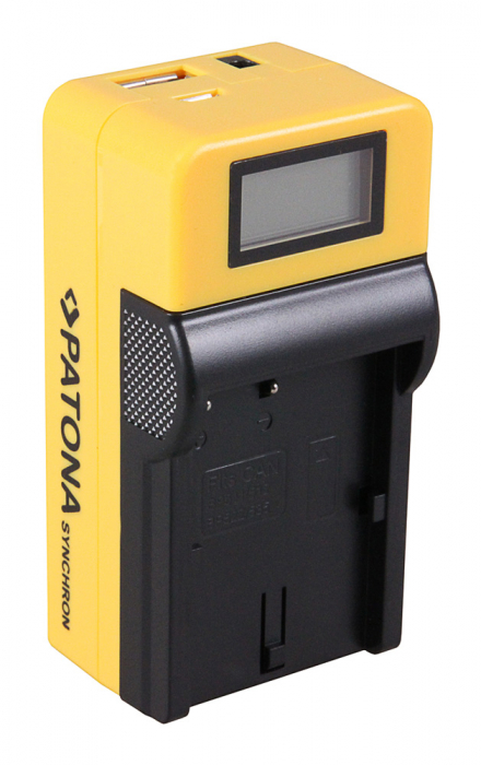 Incarcator LCD pentru acumulator Canon BP-508 Patona [3]