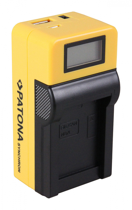 Incarcator LCD pentru acumulator Canon NB-7L Patona [4]
