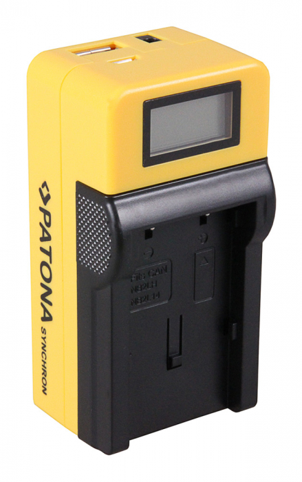 Incarcator Mono LCD pentru acumulator Canon NB-2L Patona [4]