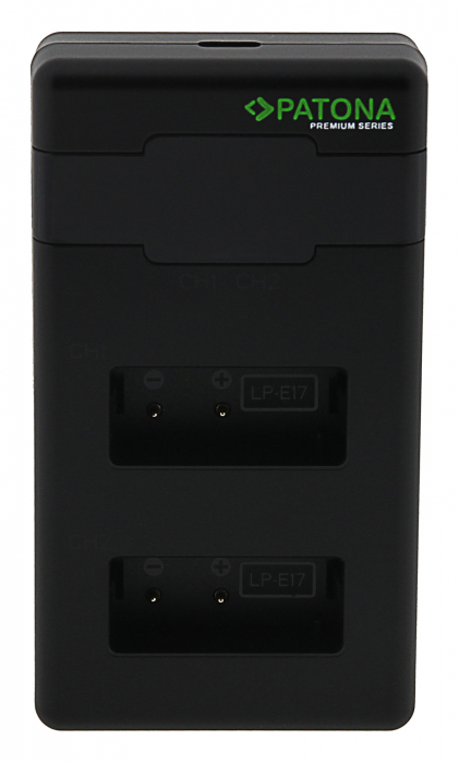 Incarcator rapid Dual Twin Performance PD pentru acumulator Canon LP-E17 Patona Premium [2]