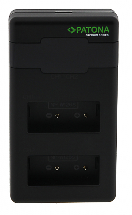 Incarcator rapid Dual Twin Performance PD pentru acumulator Fuji NP-W126 Patona Premium [2]