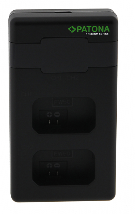 Incarcator rapid Dual Twin Performance PD pentru acumulator Sony NP-FW50 Patona Premium [2]