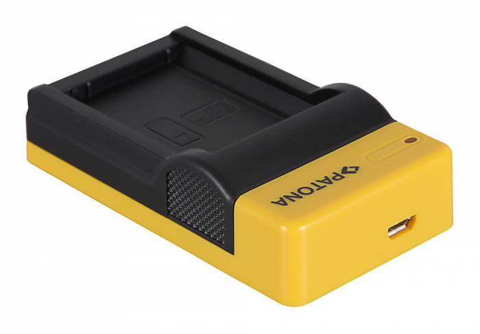 Incarcator slim micro-USB pentru acumulator Canon LP-E10 Patona [2]
