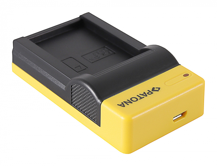 Incarcator slim micro-USB pentru acumulator Canon LP-E17 Patona [2]
