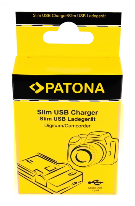 Incarcator slim micro-USB pentru acumulator Nikon EN-EL9 Patona [5]