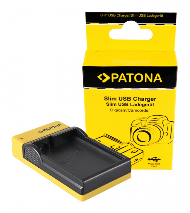 Incarcator slim USB pentru acumulator Nikon EN-EL15 Patona [1]